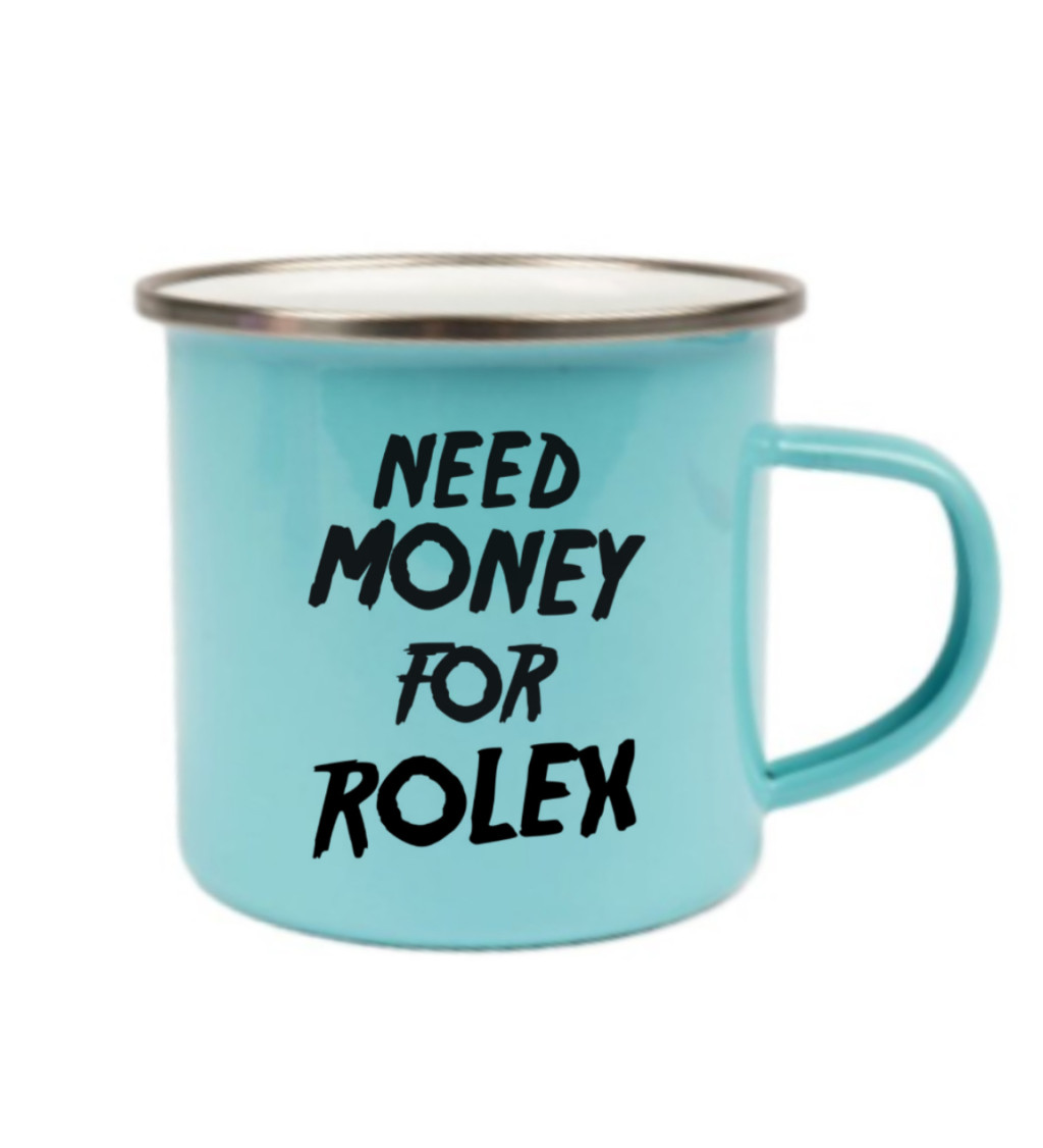 Modrý plecháček – Need money for Rolex