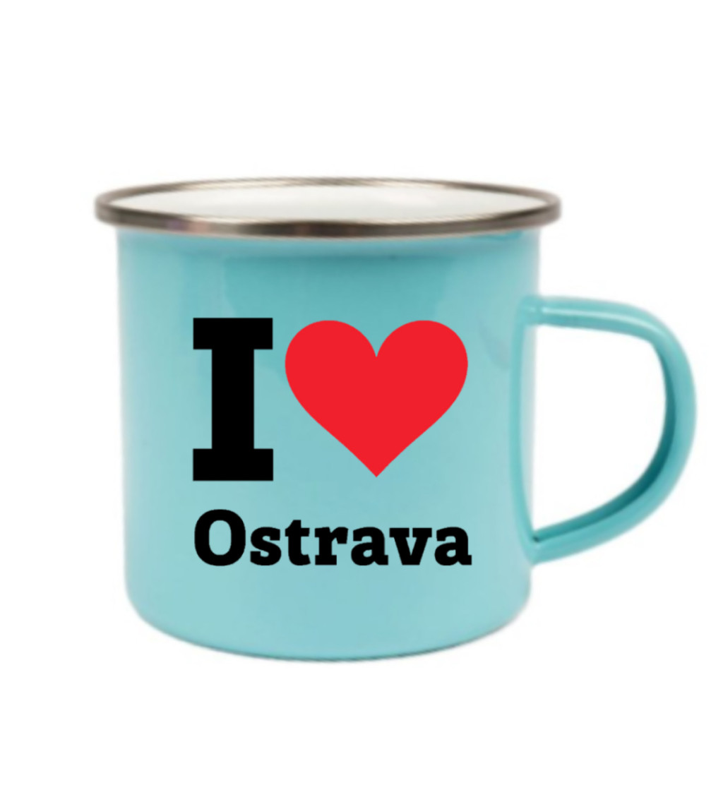 Modrý plecháček – I love Ostrava