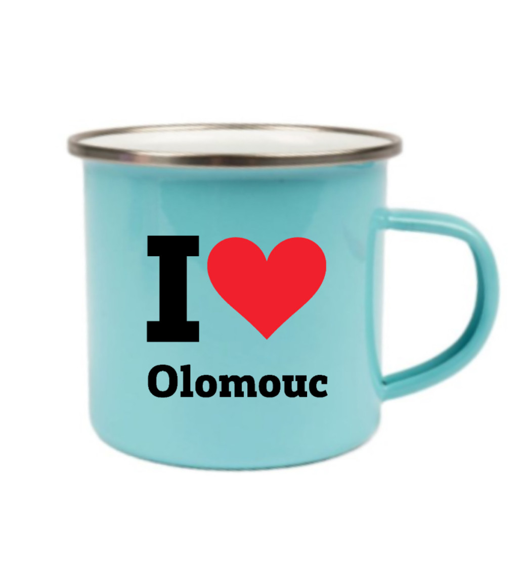 Modrý plecháček – I love Olomouc