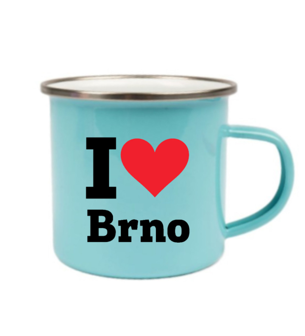 Modrý plecháček – I love Brno