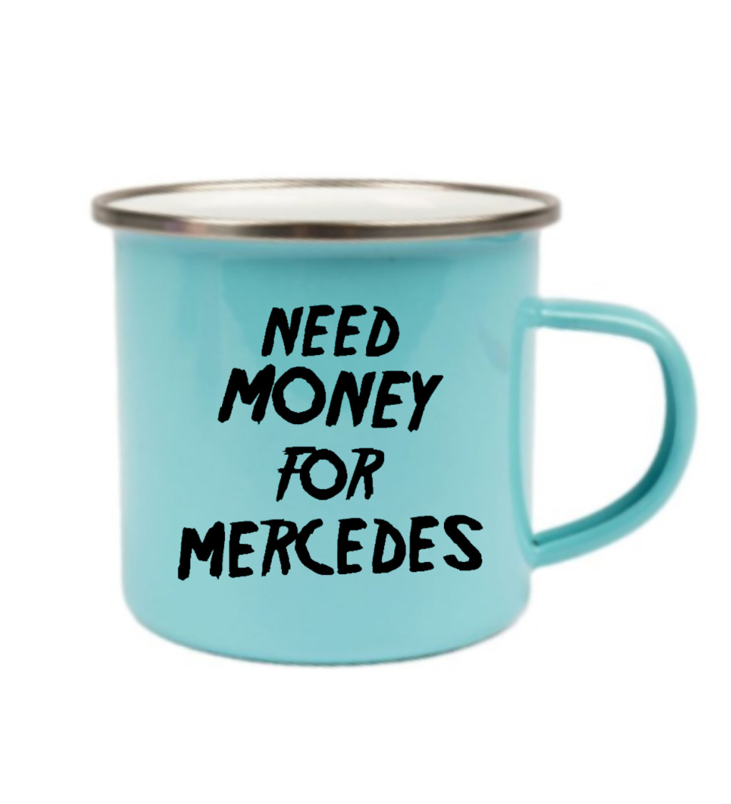 Modrý plecháček – Need money for Mercedes