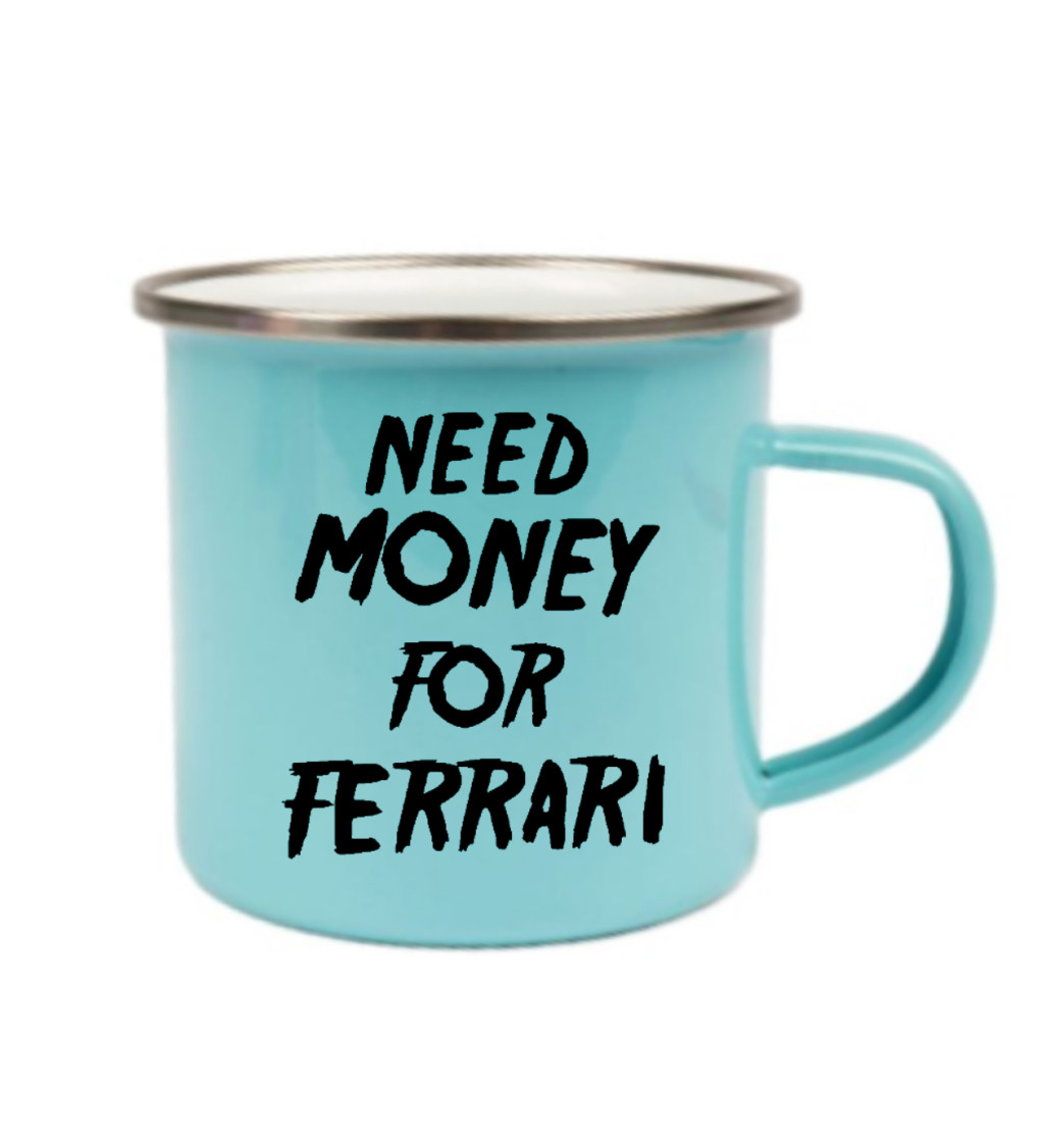 Modrý plecháček – Need money for Ferrari