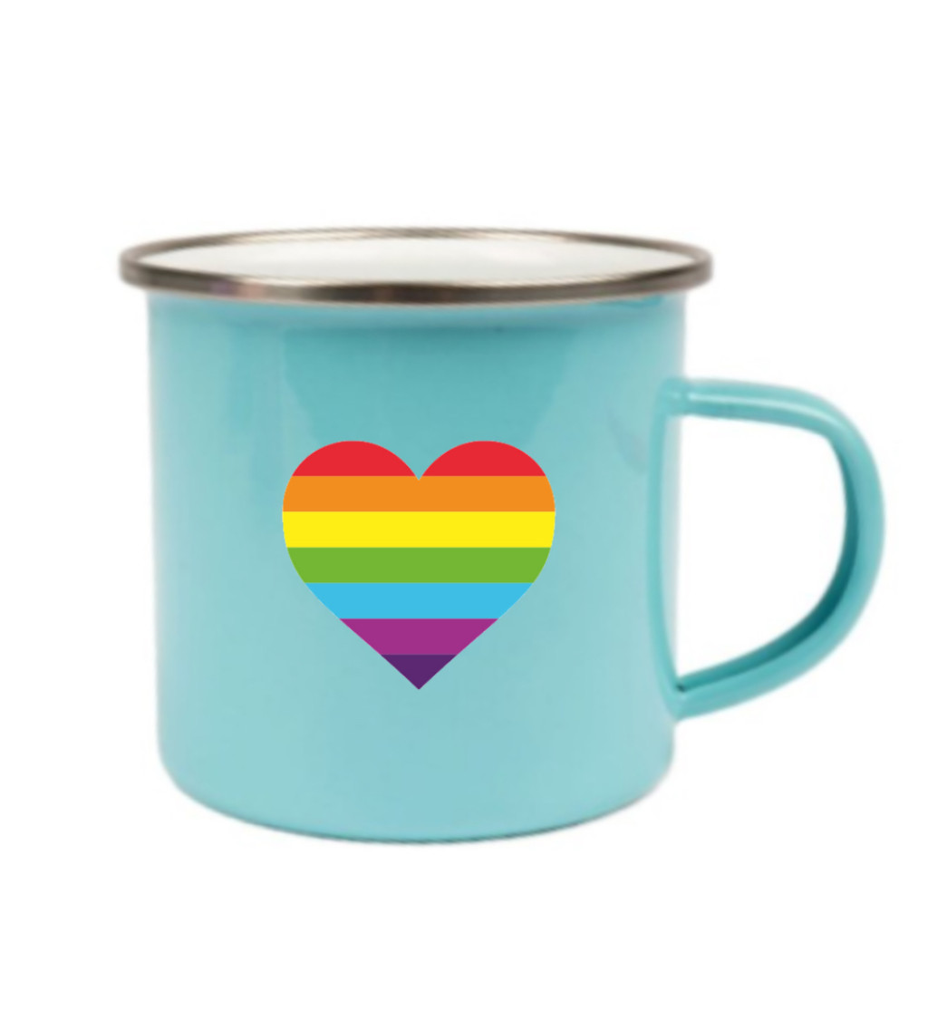 Modrý plecháček – Duhové srdce