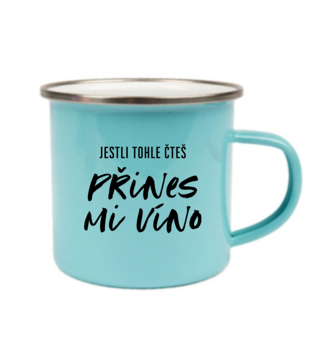 Modrý plecháček – Přines mi víno