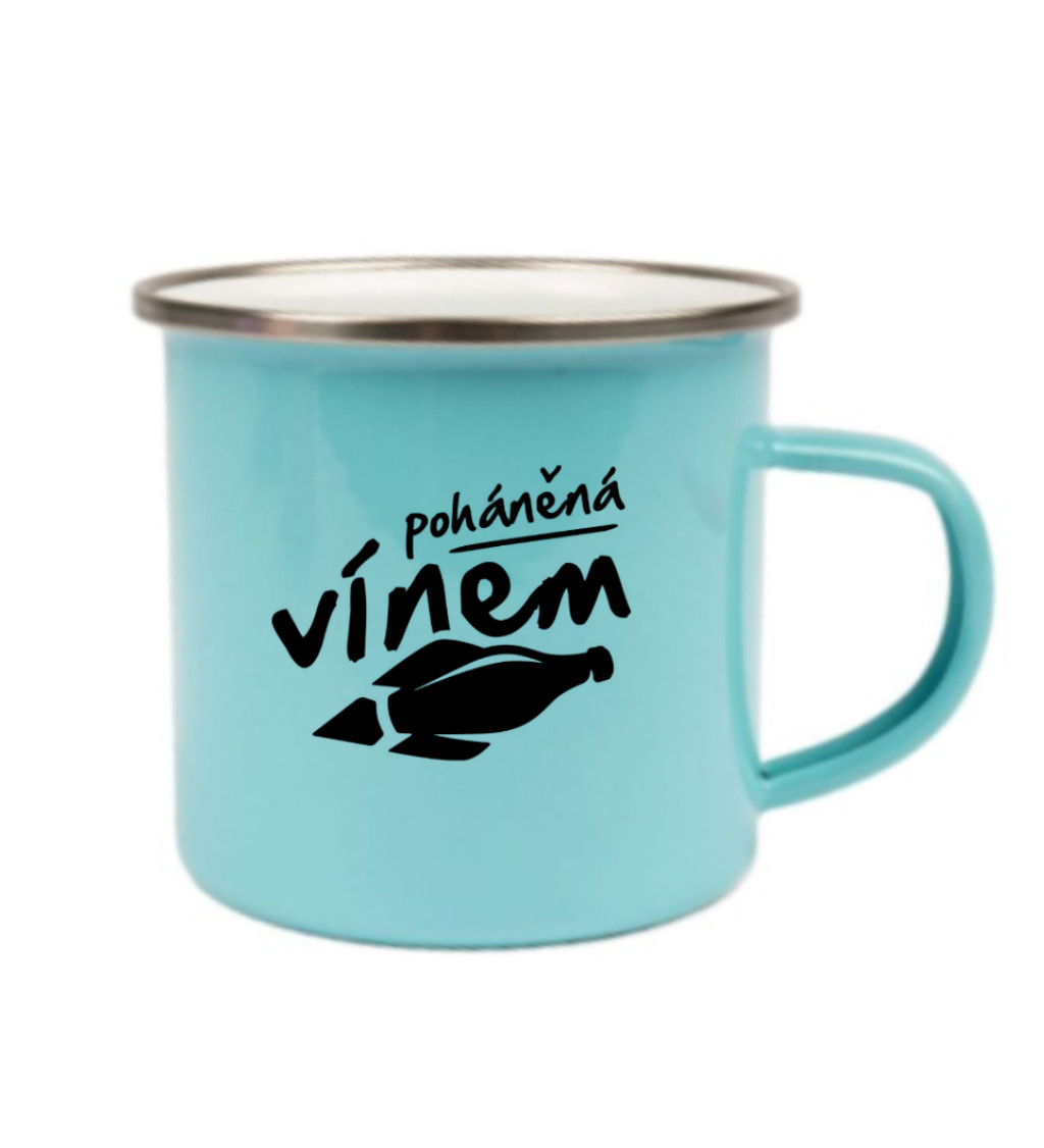 Modrý plecháček – Poháněná vínem