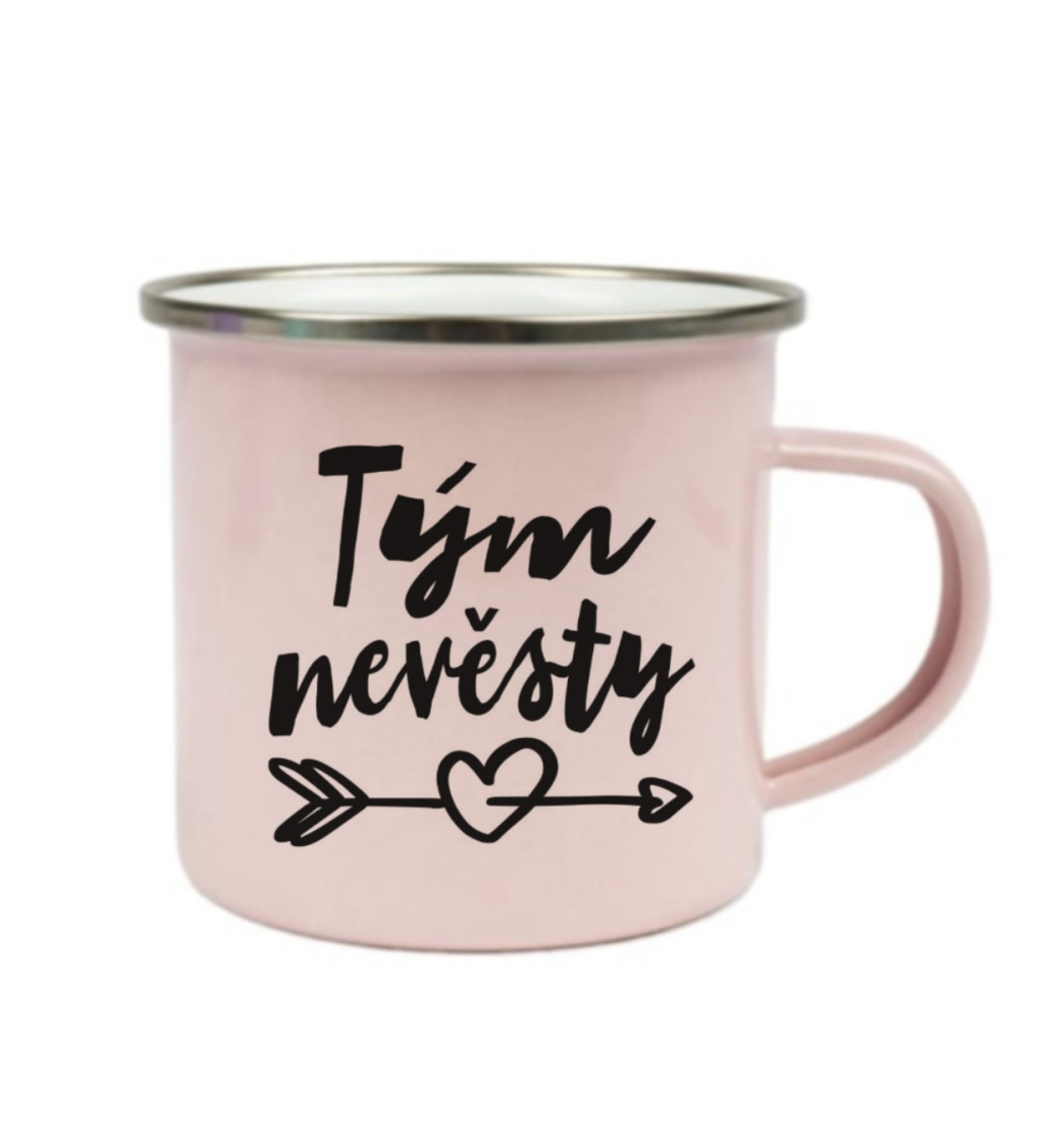 Růžový plecháček – Tým nevěsty šipka