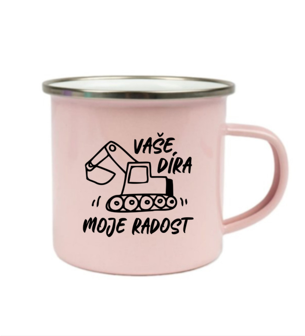 Růžový plecháček – Vaše díra moje radost