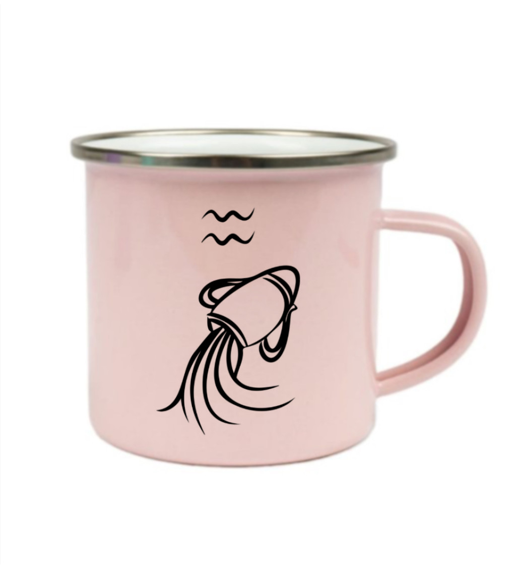 Růžový plecháček – Znamení Vodnář