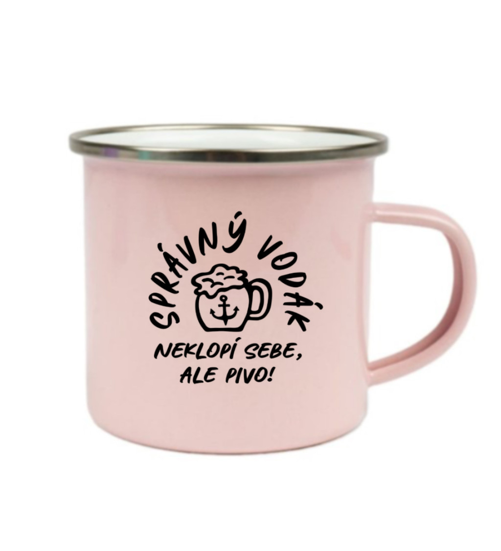 Růžový plecháček – Správný vodák neklopí sebe, ale pivo