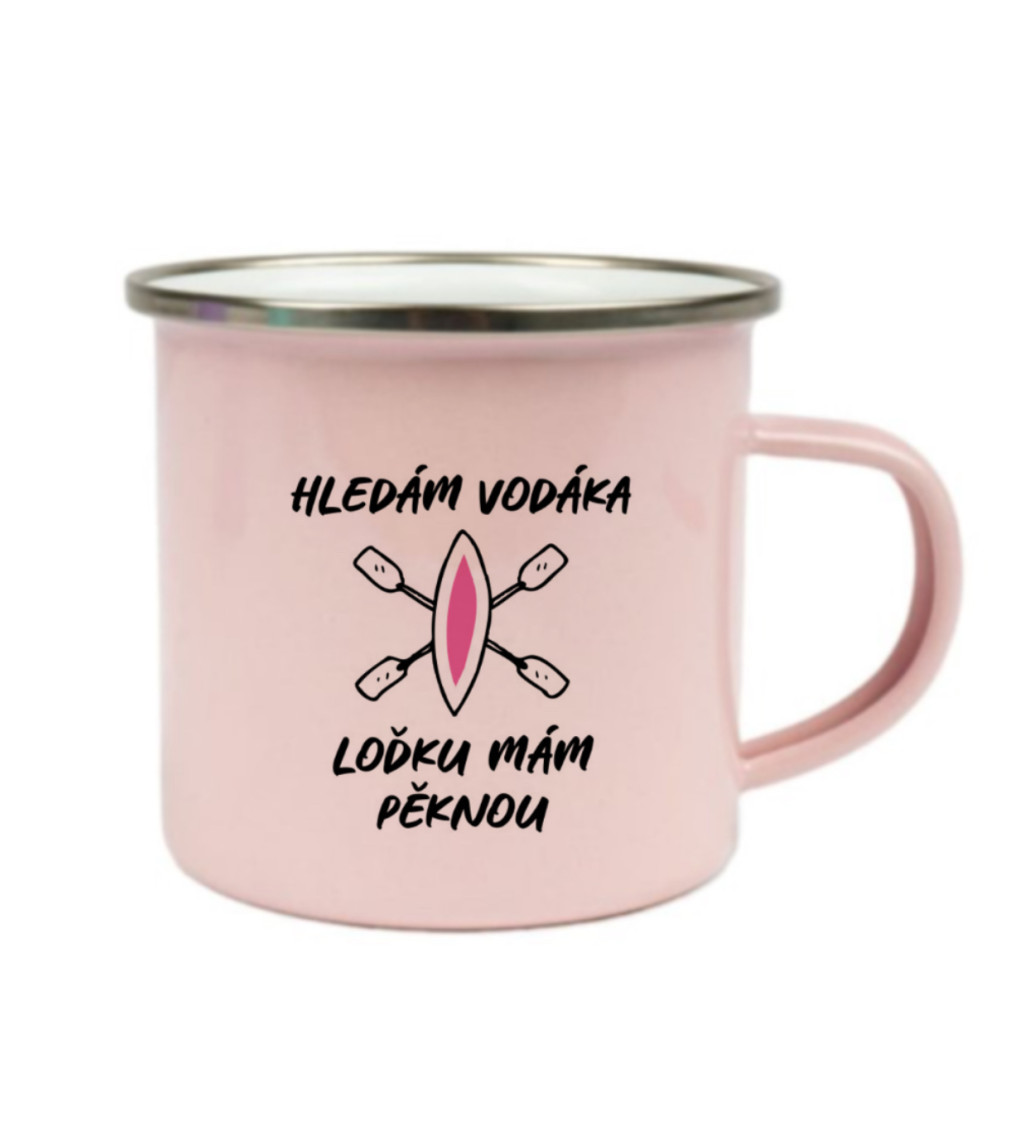 Růžový plecháček – Hledám vodáka, loďku mám pěknou