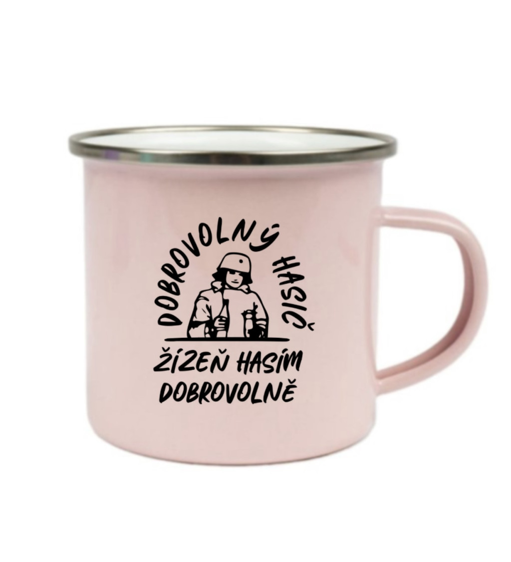 Růžový plecháček – Dobrovolný hasič