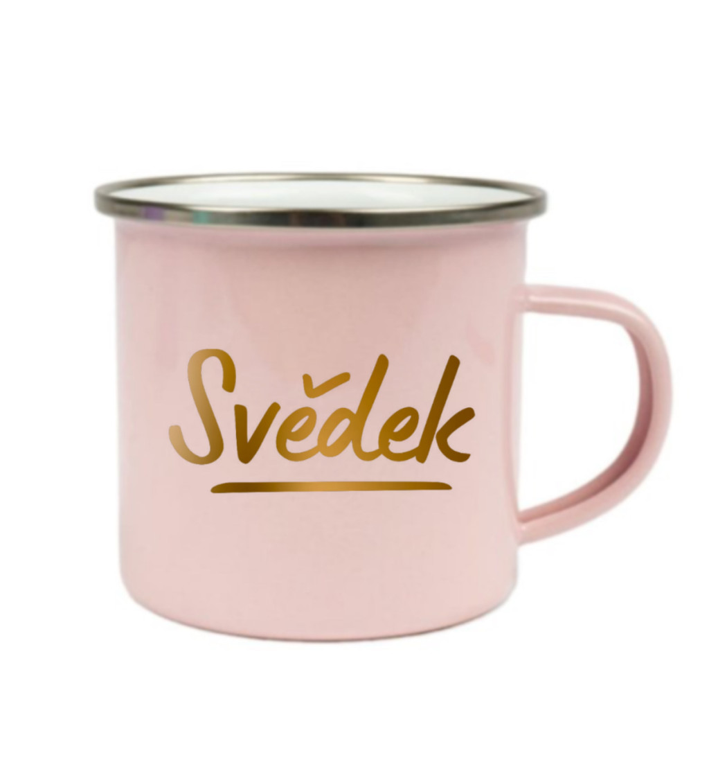 Růžový plecháček – Svědek