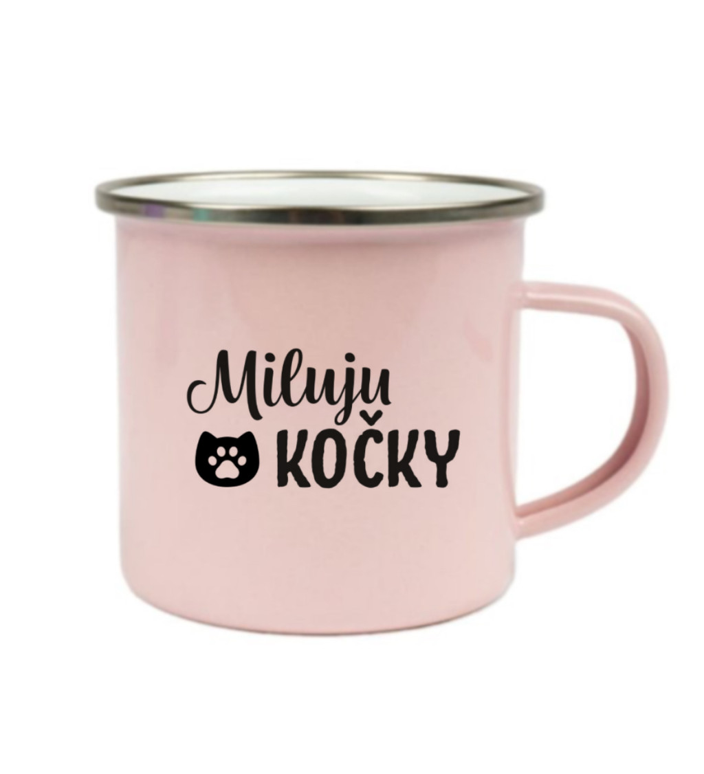 Růžový plecháček – Miluju kočky