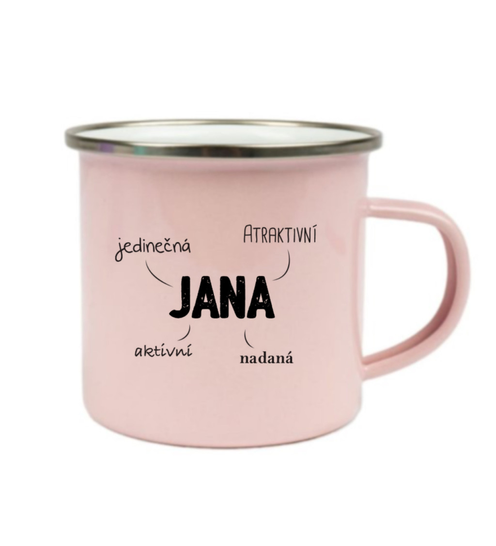 Růžový plecháček – Jana