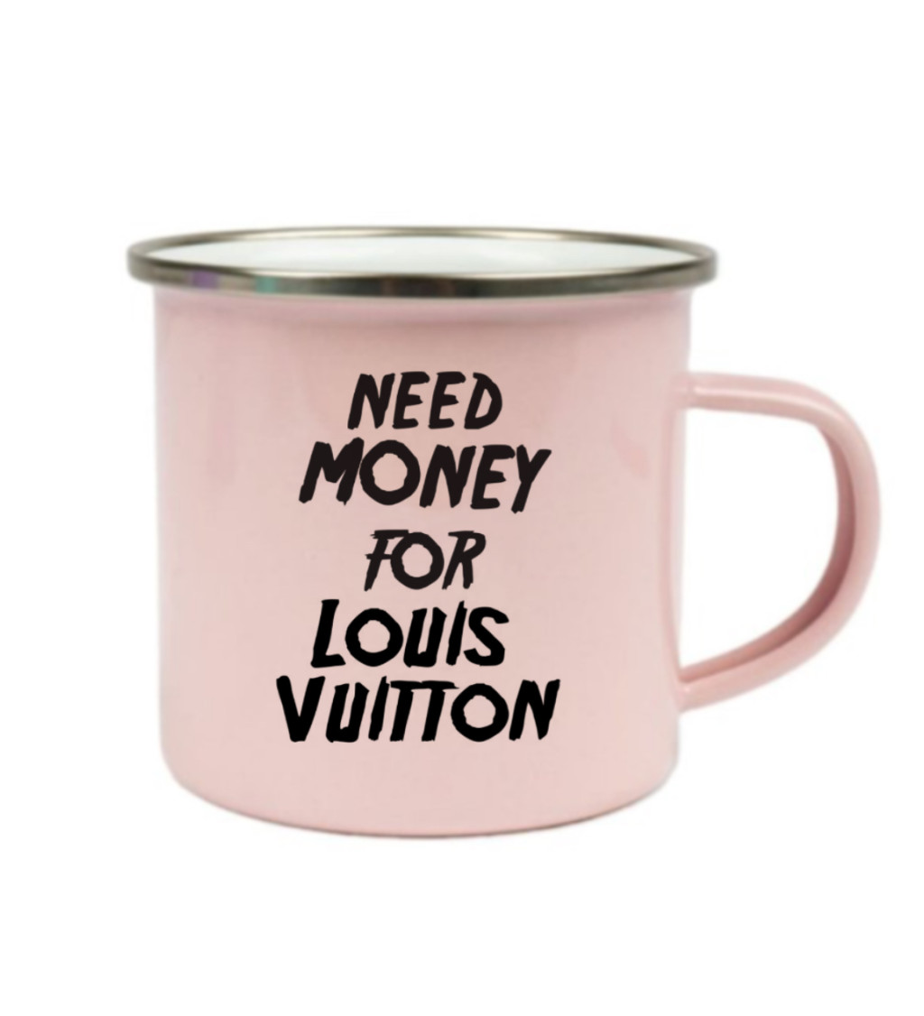 Růžový plecháček – Need money for Vuitton