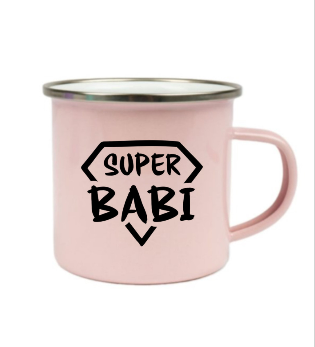 Růžový plecháček – Super babi