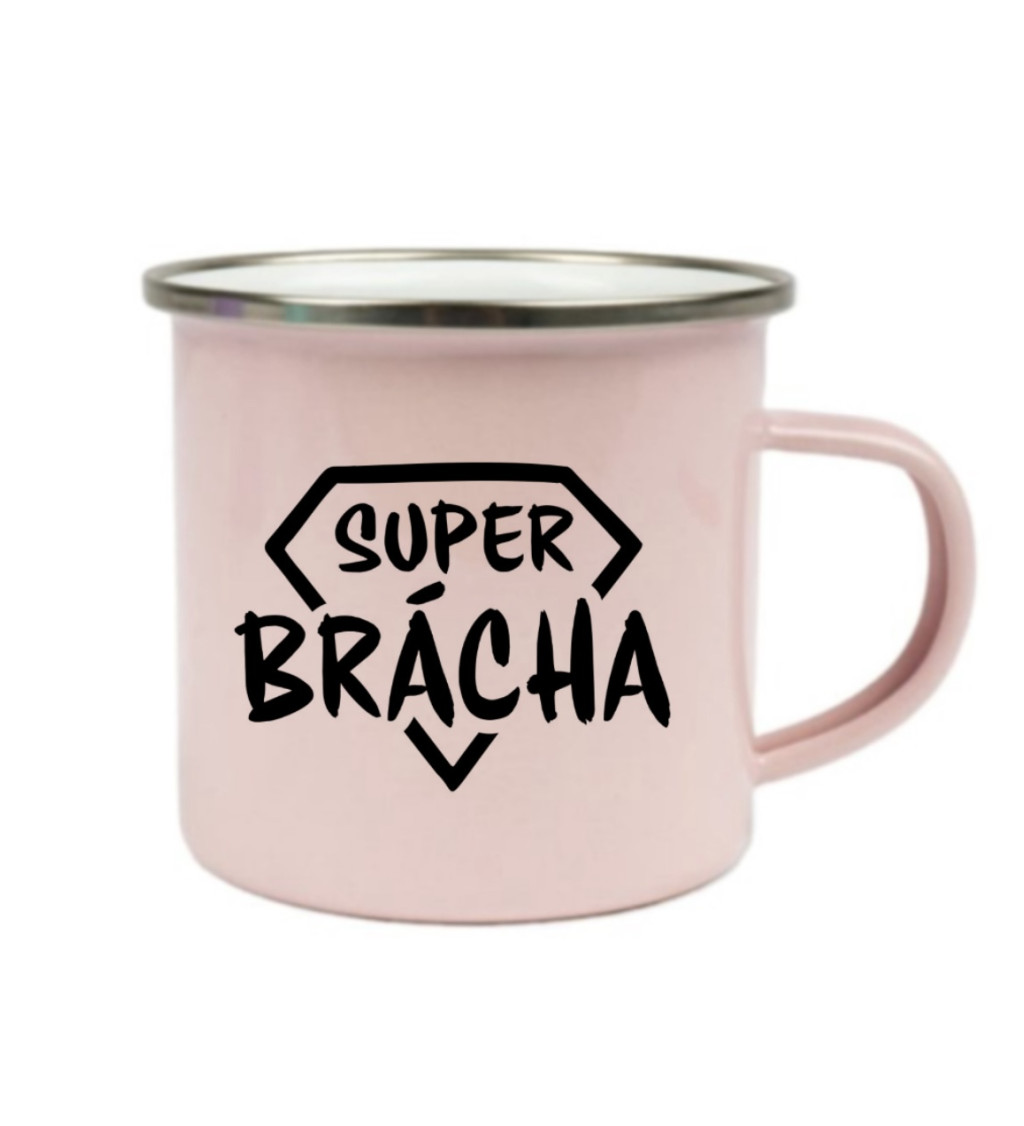 Růžový plecháček – Super brácha
