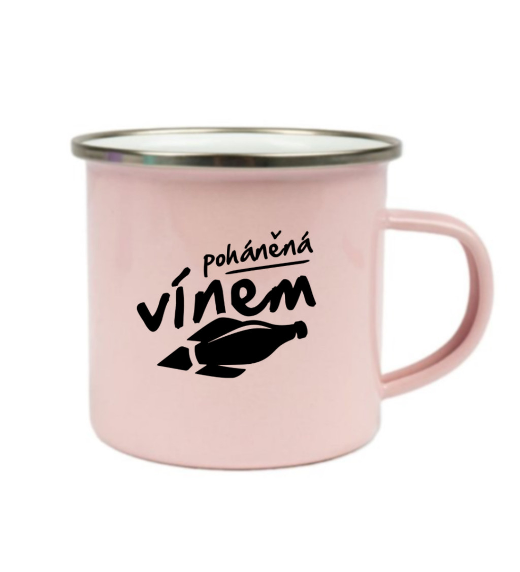 Růžový plecháček – Poháněná vínem