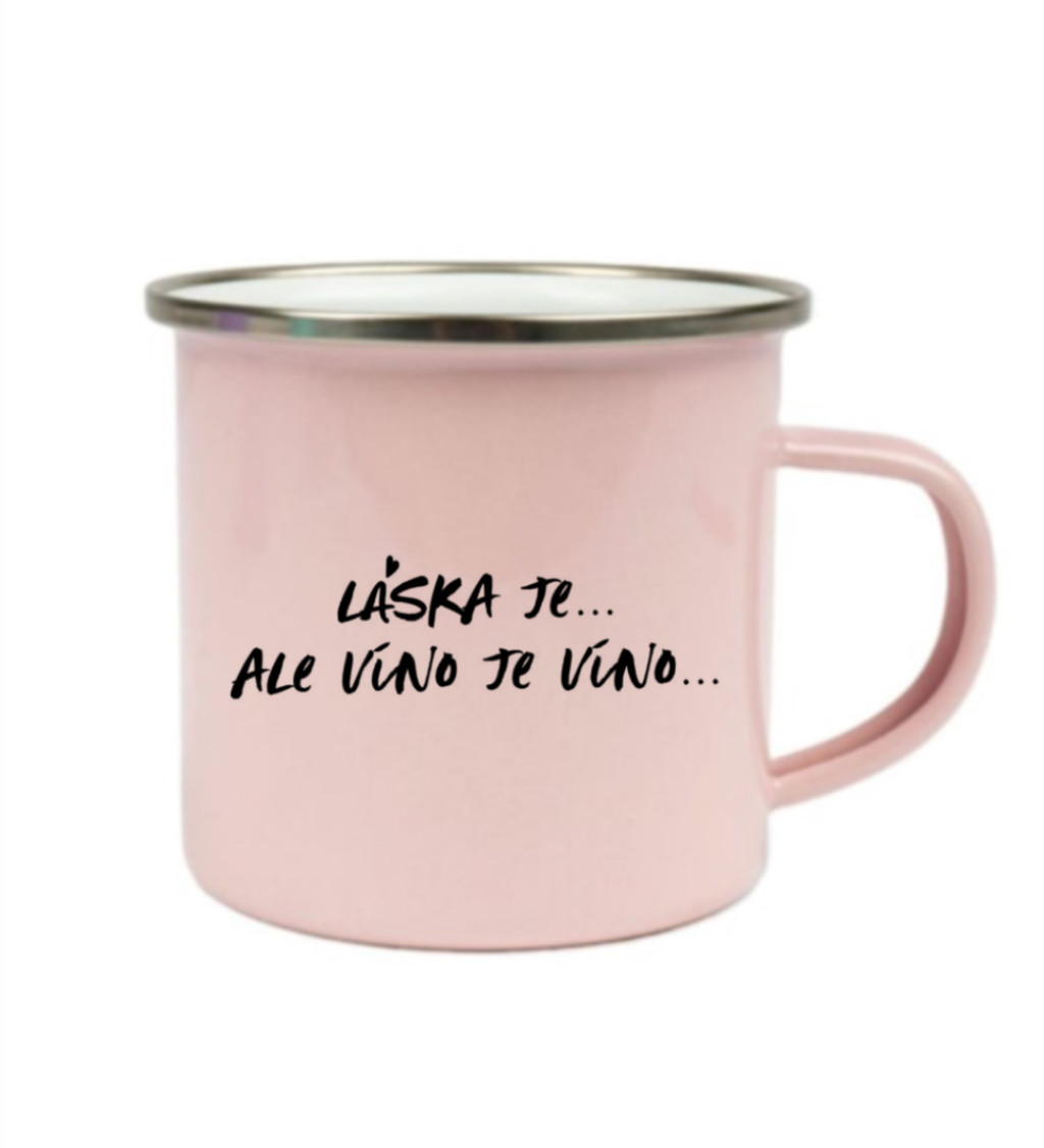 Růžový plecháček – Víno je víno