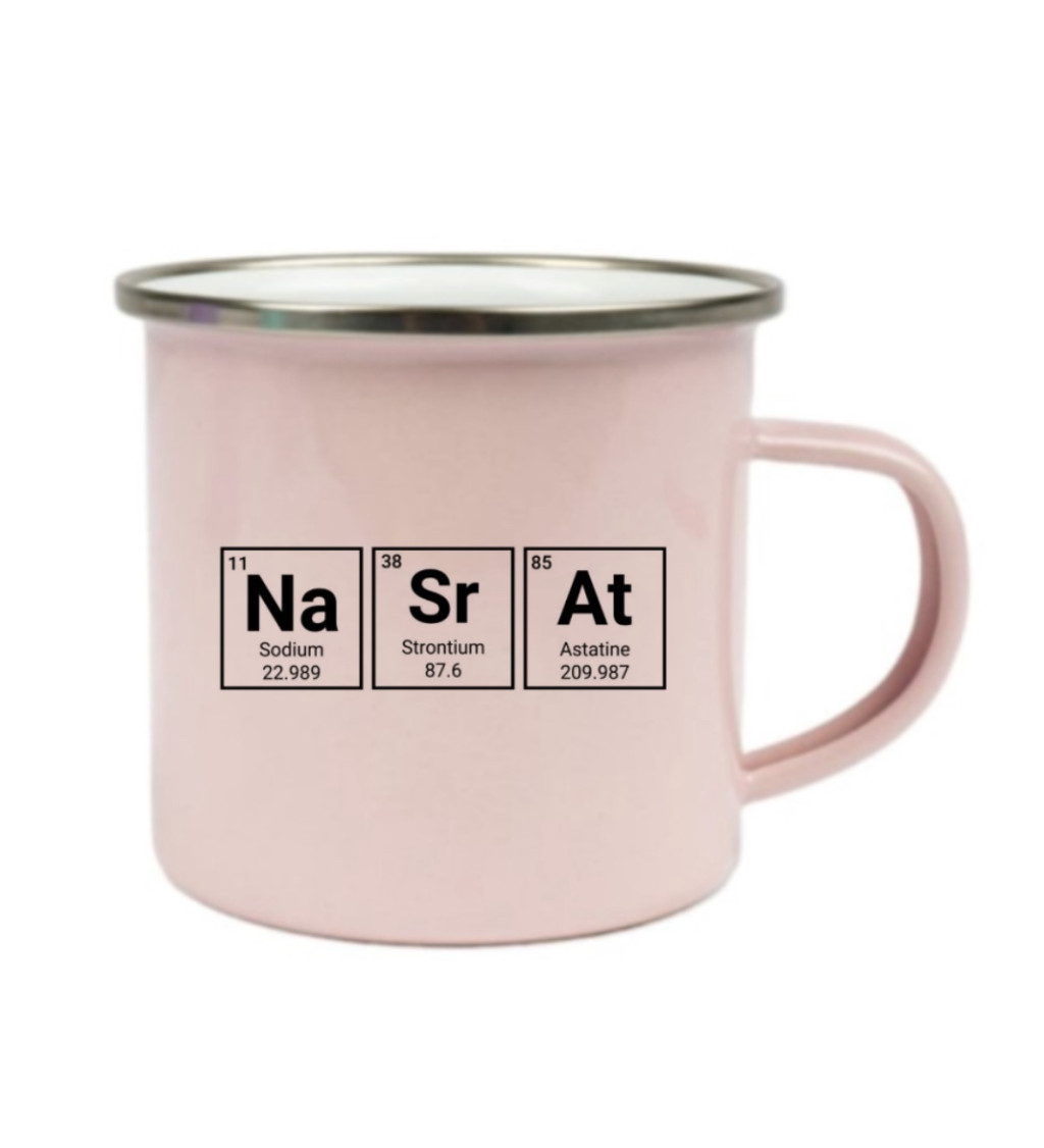 Růžový plecháček – Nasrat