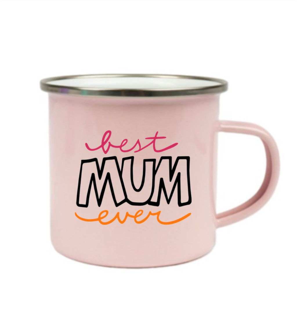 Růžový plecháček – Best mum ever