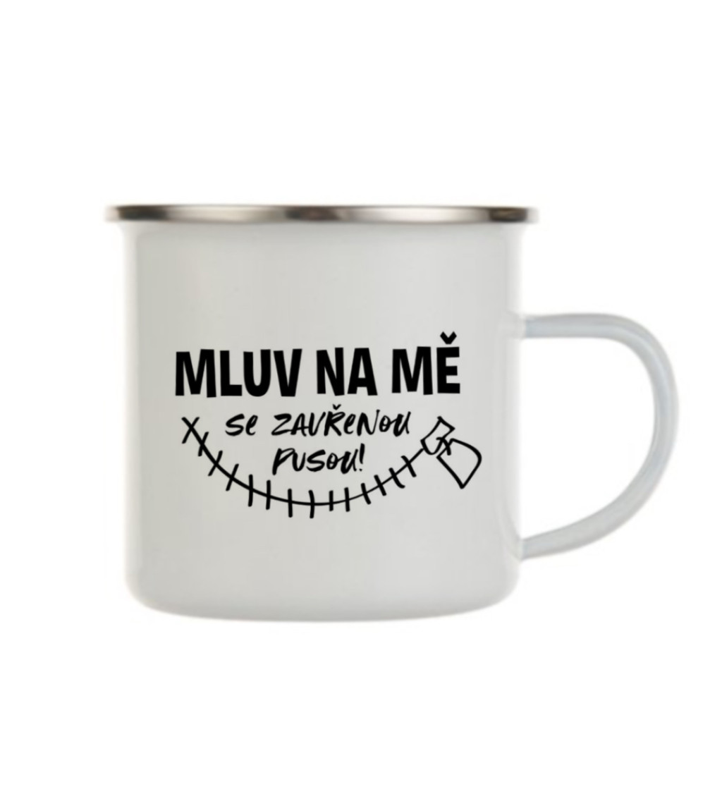 Plecháček bílý – Mluv na mě se zavřenou pusou