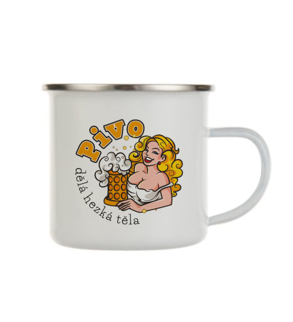 Plecháček bílý – Pivo dělá hezká těla