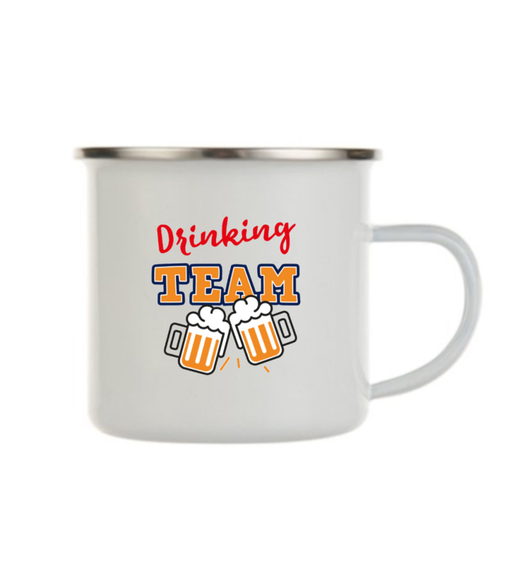Plecháček bílý – Drinking team