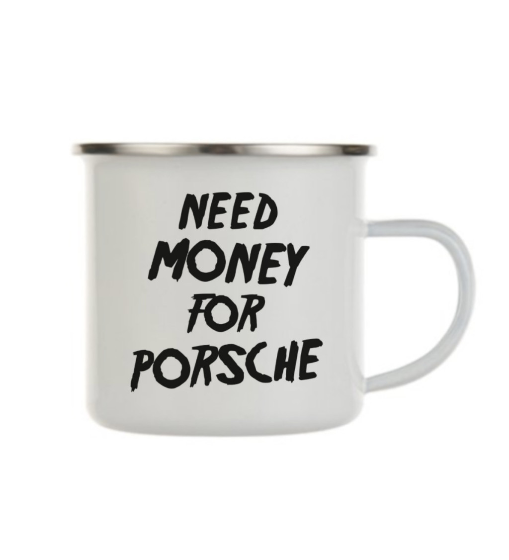 Plecháček bílý – Need money for Porsche