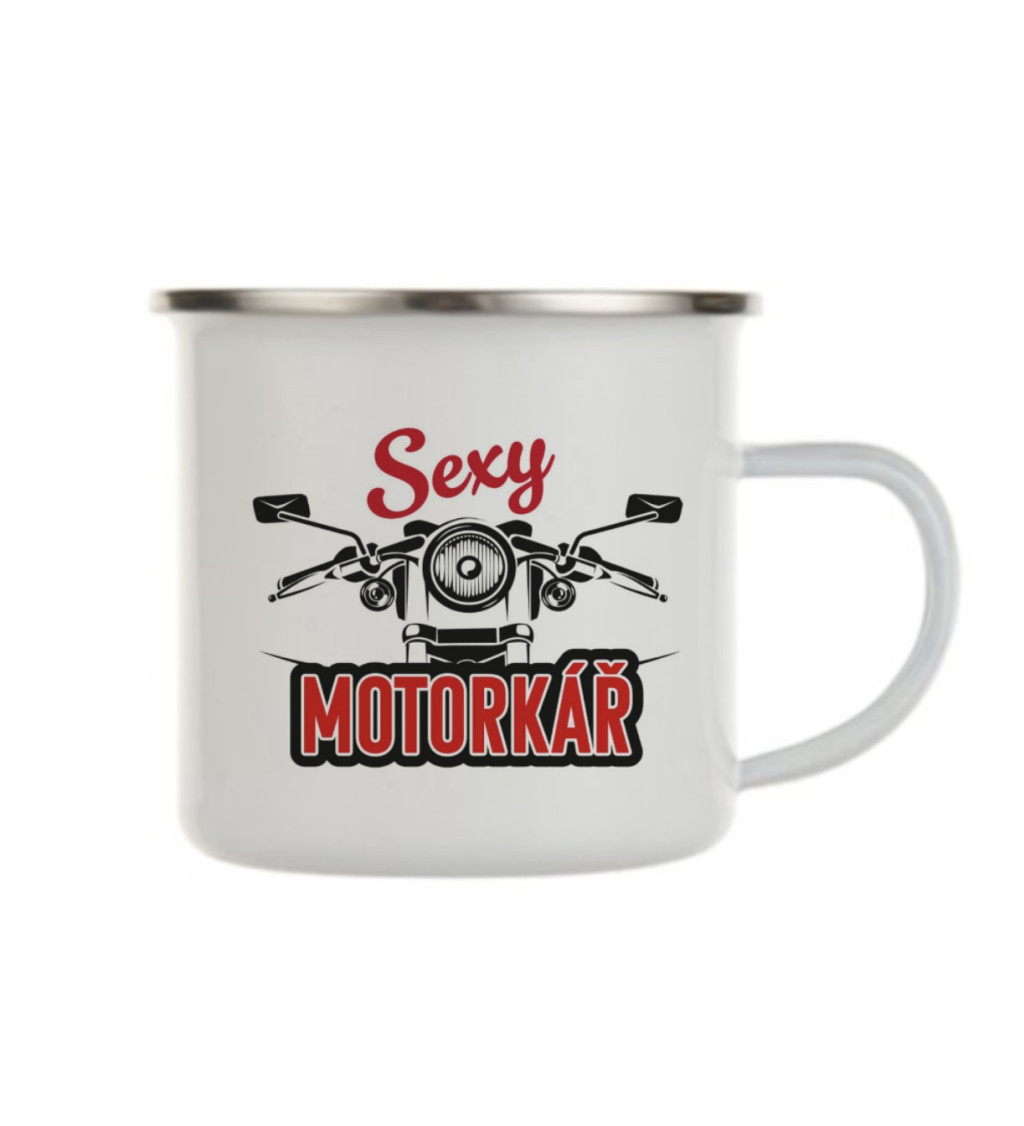 Plecháček bílý – Sexy motorkář