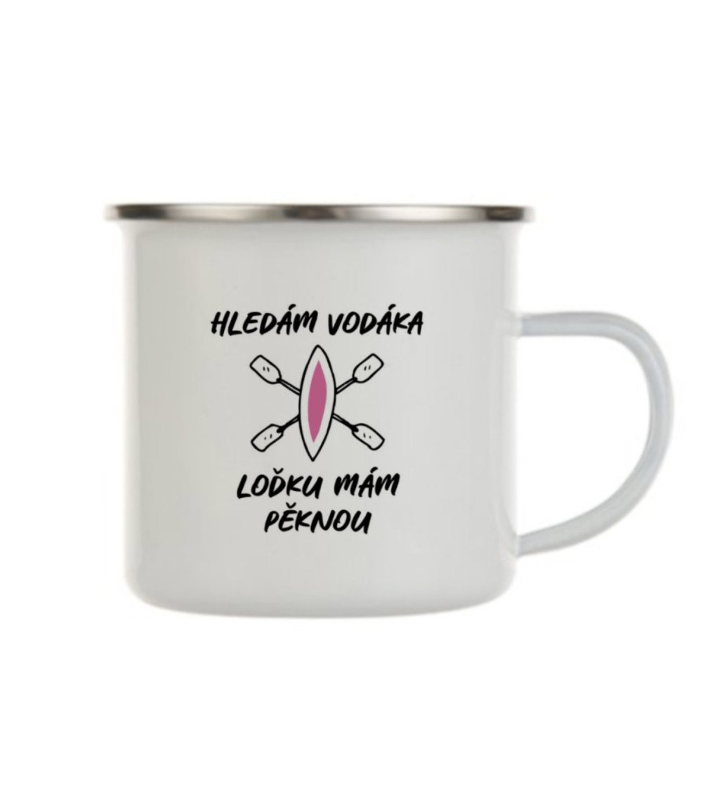 Bílý plecháček – Hledám vodáka, loďku mám pěknou