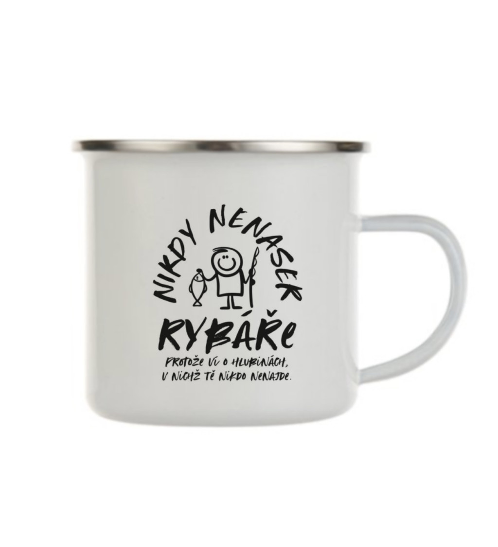 Bílý plecháček – Nikdy nenaser rybáře