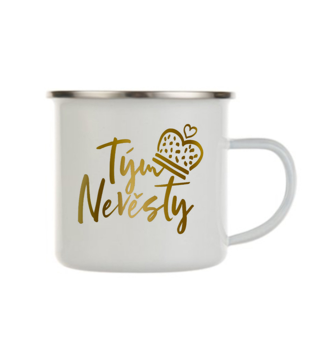 Bílý plecháček – Tým nevěsty koruna