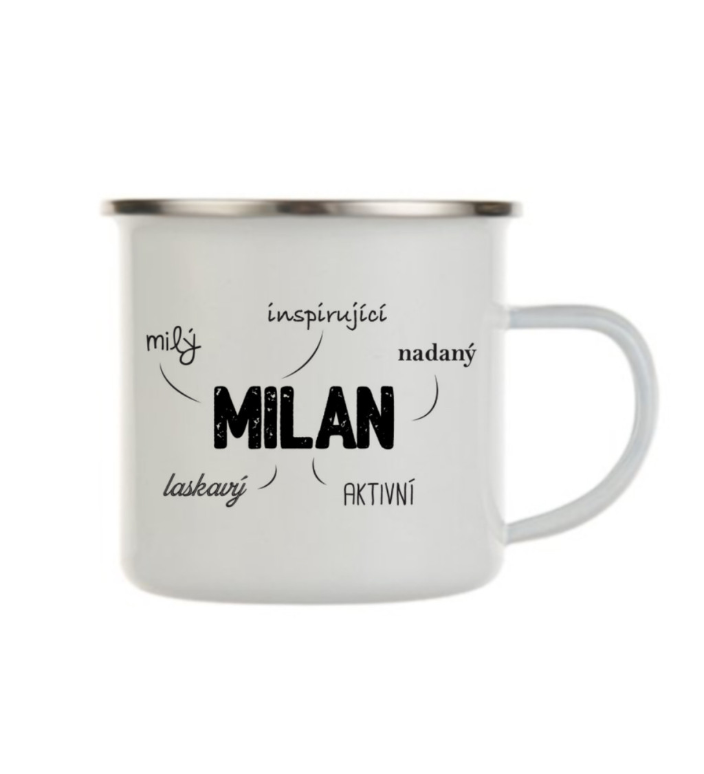 Bílý plecháček – Milan