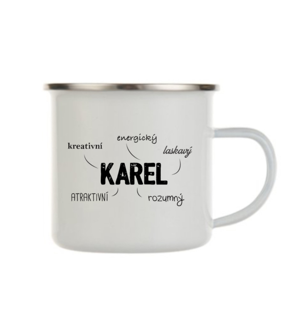 Bílý plecháček – Karel