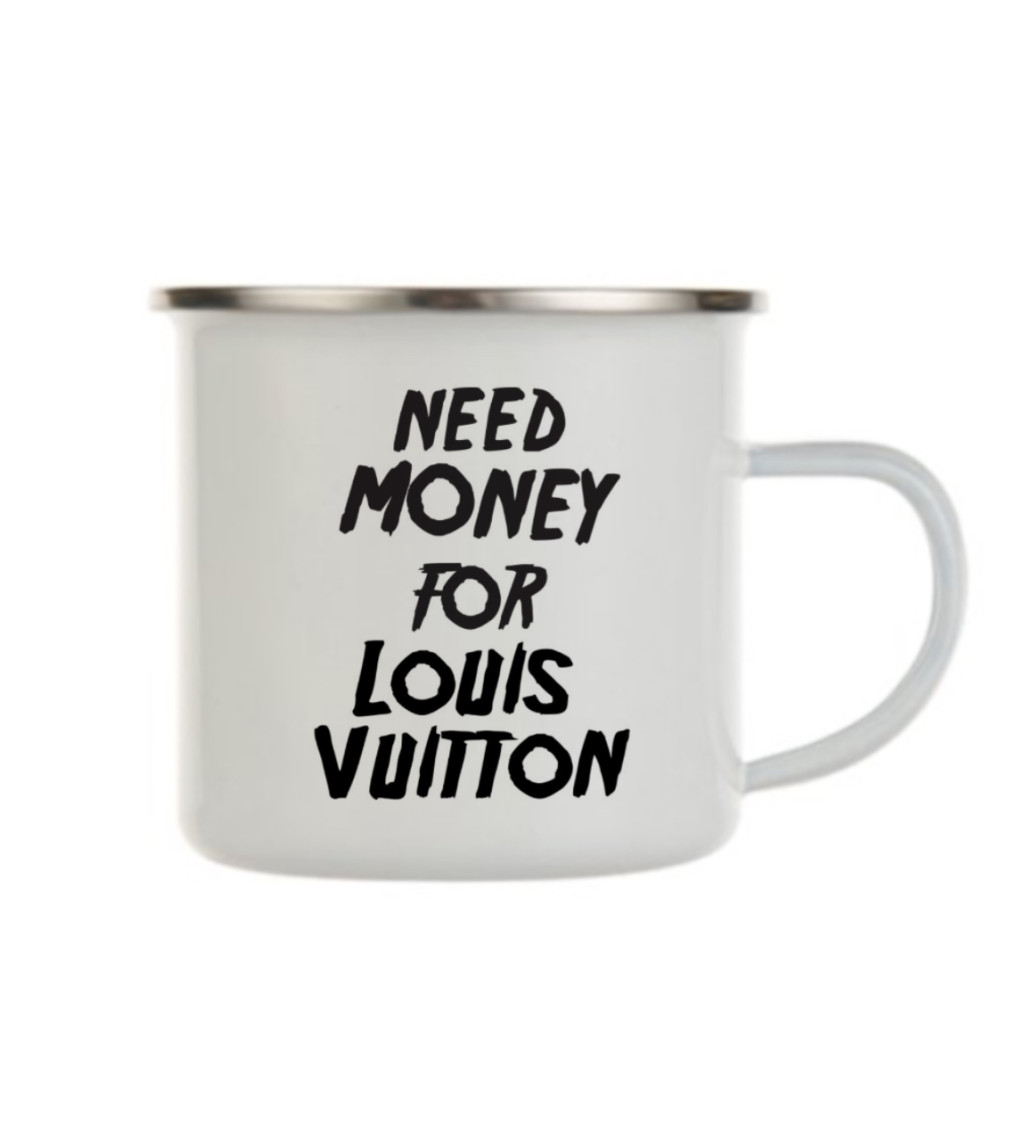 Bílý plecháček – Need money for Vuitton