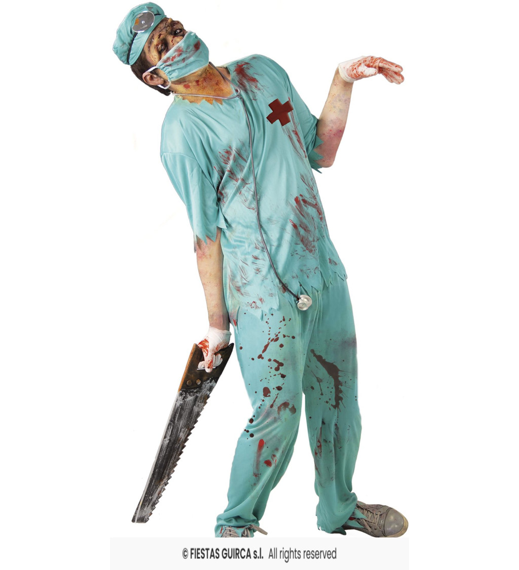 Kostým pro muže – zombie chirurg