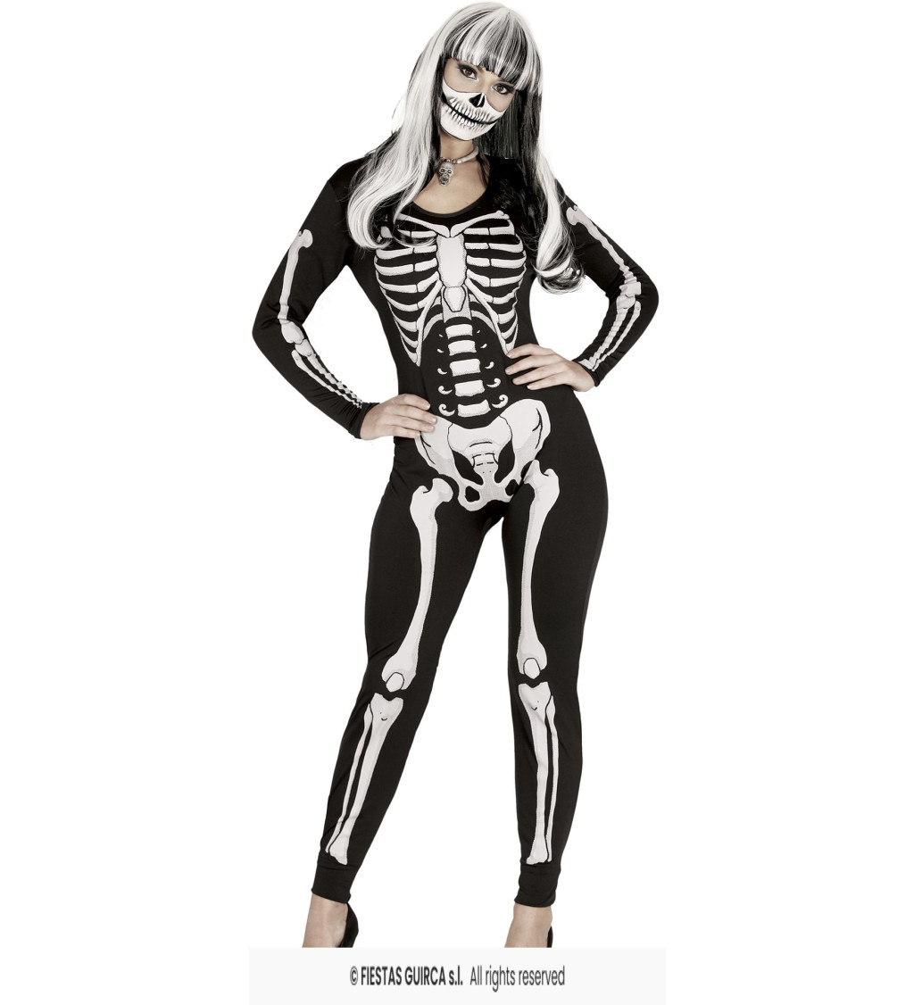 Dámský kostým - Kostlivec