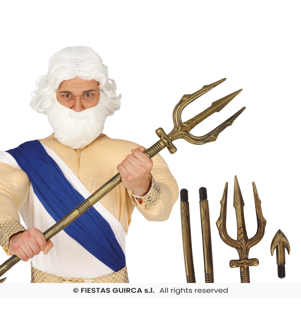 Trojzubec – zlatý