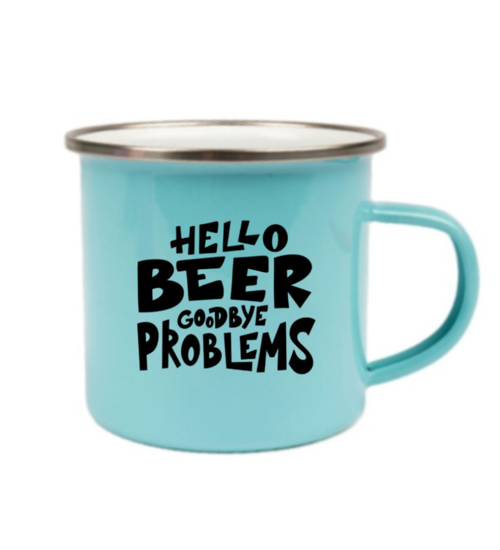 Modrý plecháček – Hello beer goodbye problems