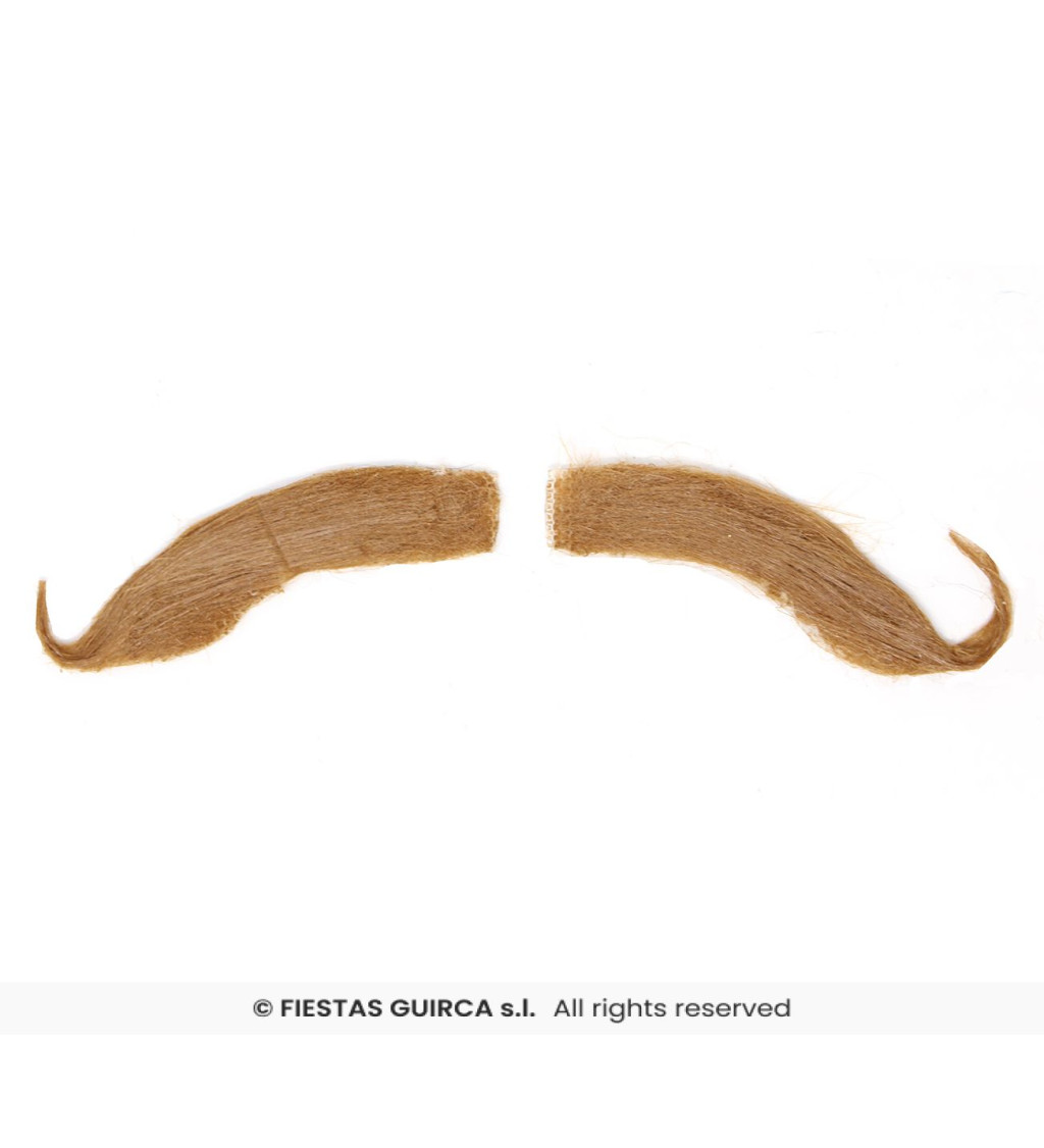 Stylový knírek – hnědý