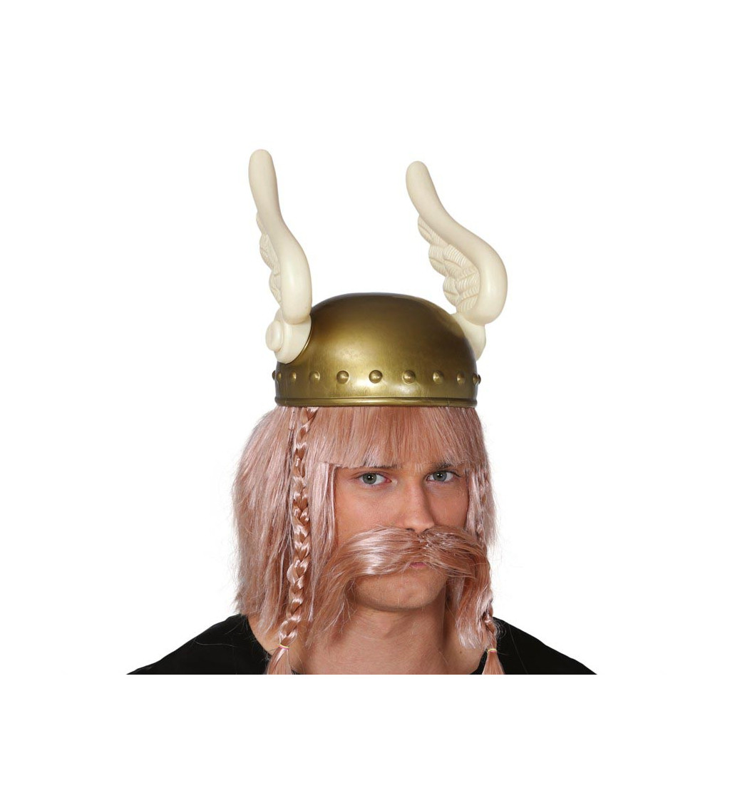 Vikingská helma – zlatá