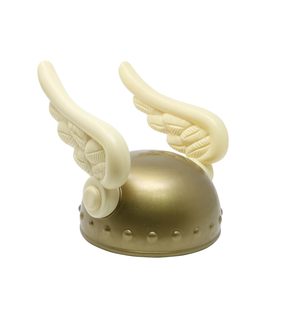 Vikingská helma – zlatá