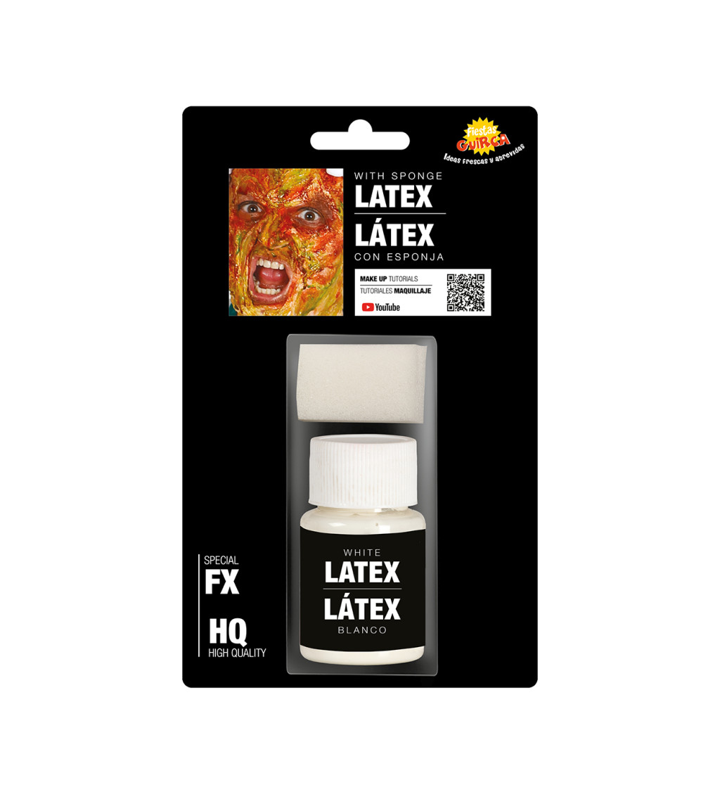 Latex v balení s houbičkou