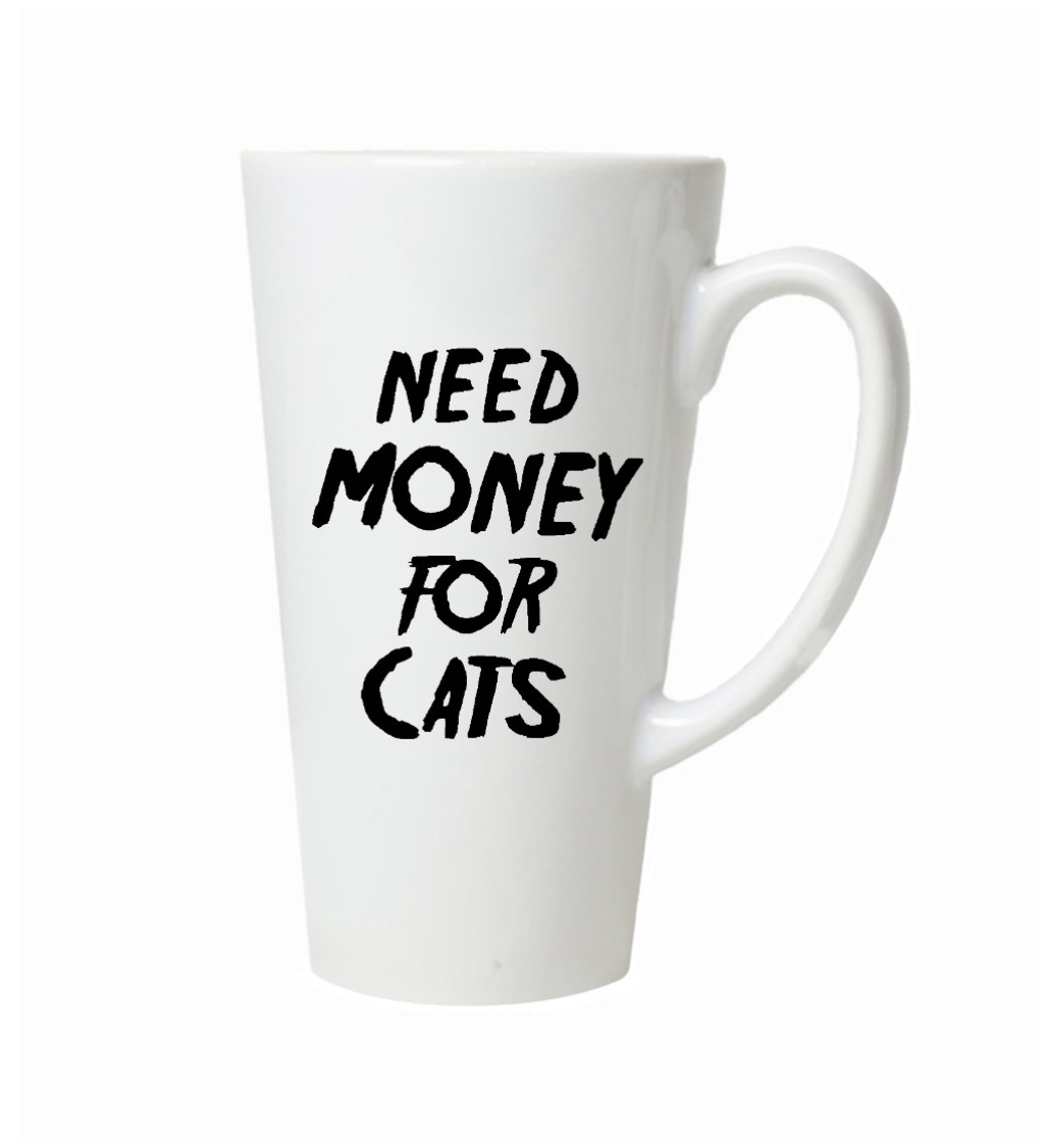 Latte hrnek – Need money for cats