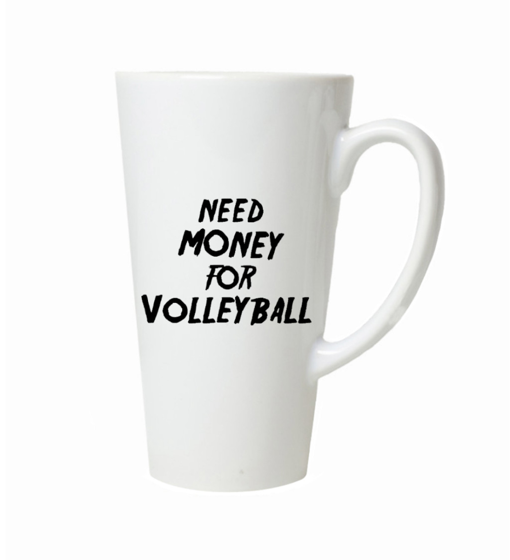 Hrnek na latte – Need money for volleyball