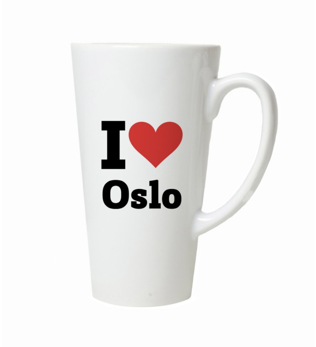 Hrnek na latte – I love Oslo