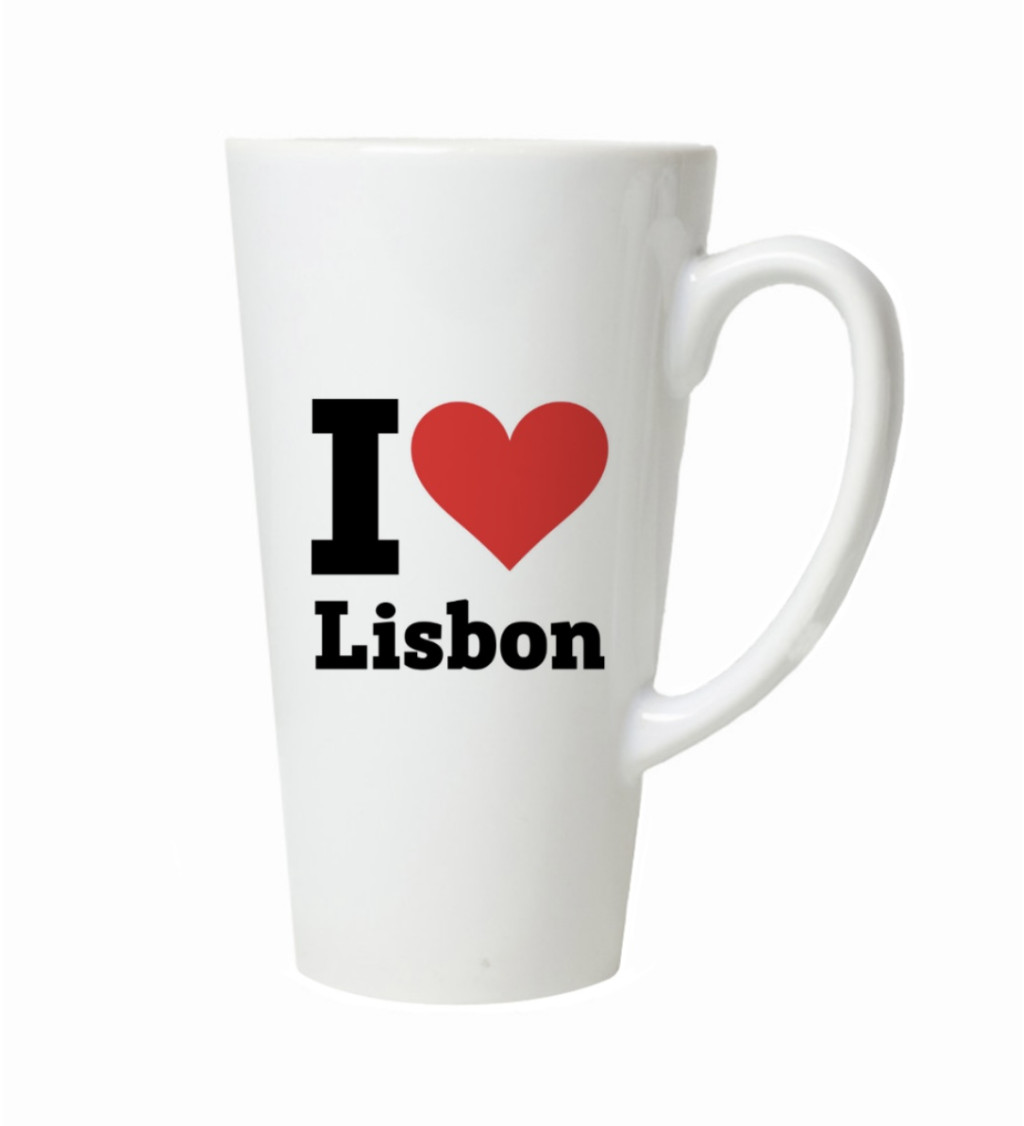 Hrnek na latte – I love Lisbon