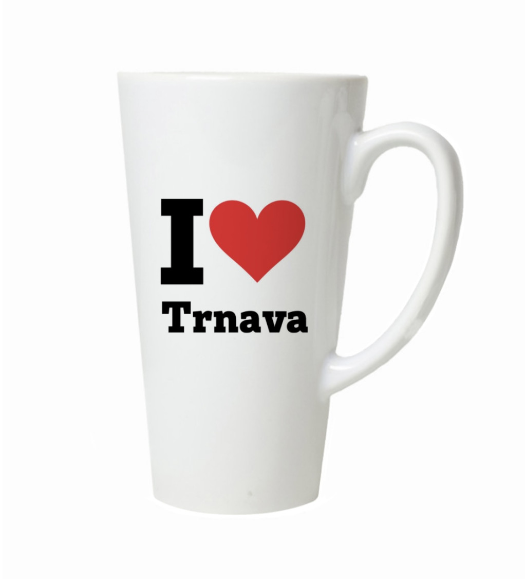 Hrnek na latte – I love Trnava