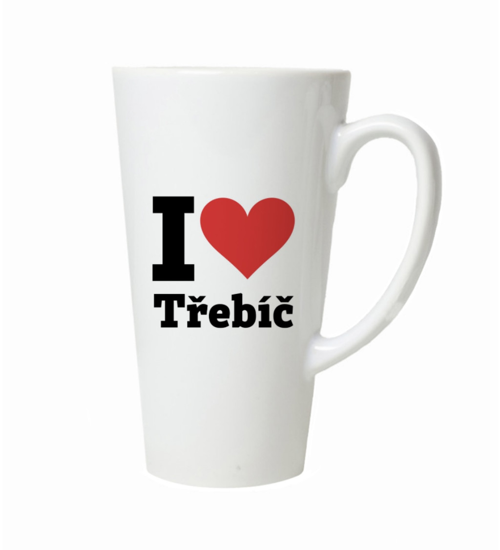Hrnek na latte – I love Třebíč